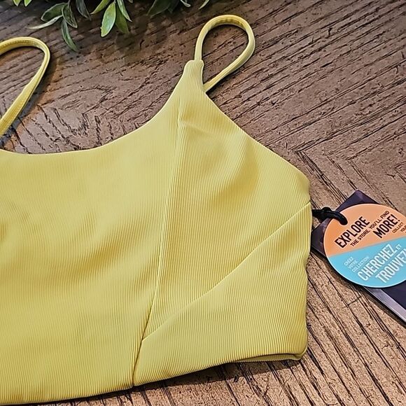 Kyodan lime ribbed sports bra size S NWT - Picture 3 of 7